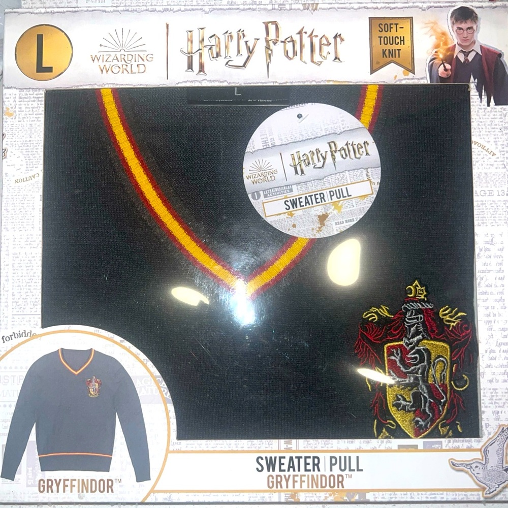 UNISEX Warner Bros. Gryffindor Sweater - Black